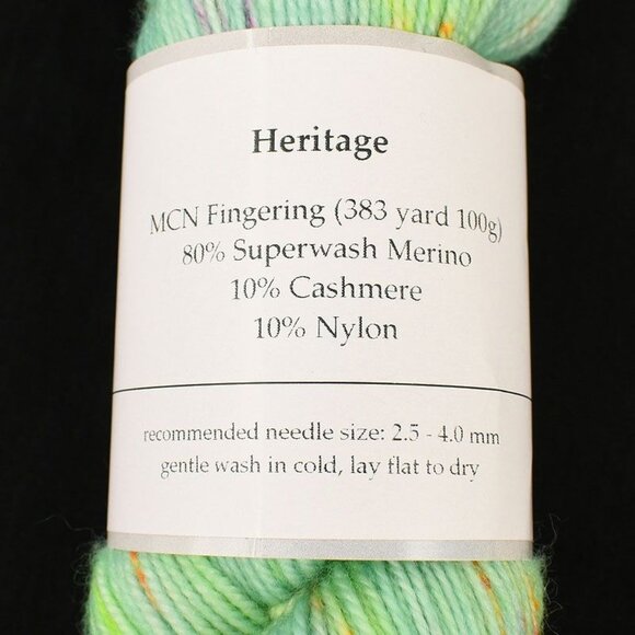 Moon Drake MCN Fingering Weight Yarn Hand Dyed SW Merino Cashmere Nylon Heritage - Picture 3 of 3
